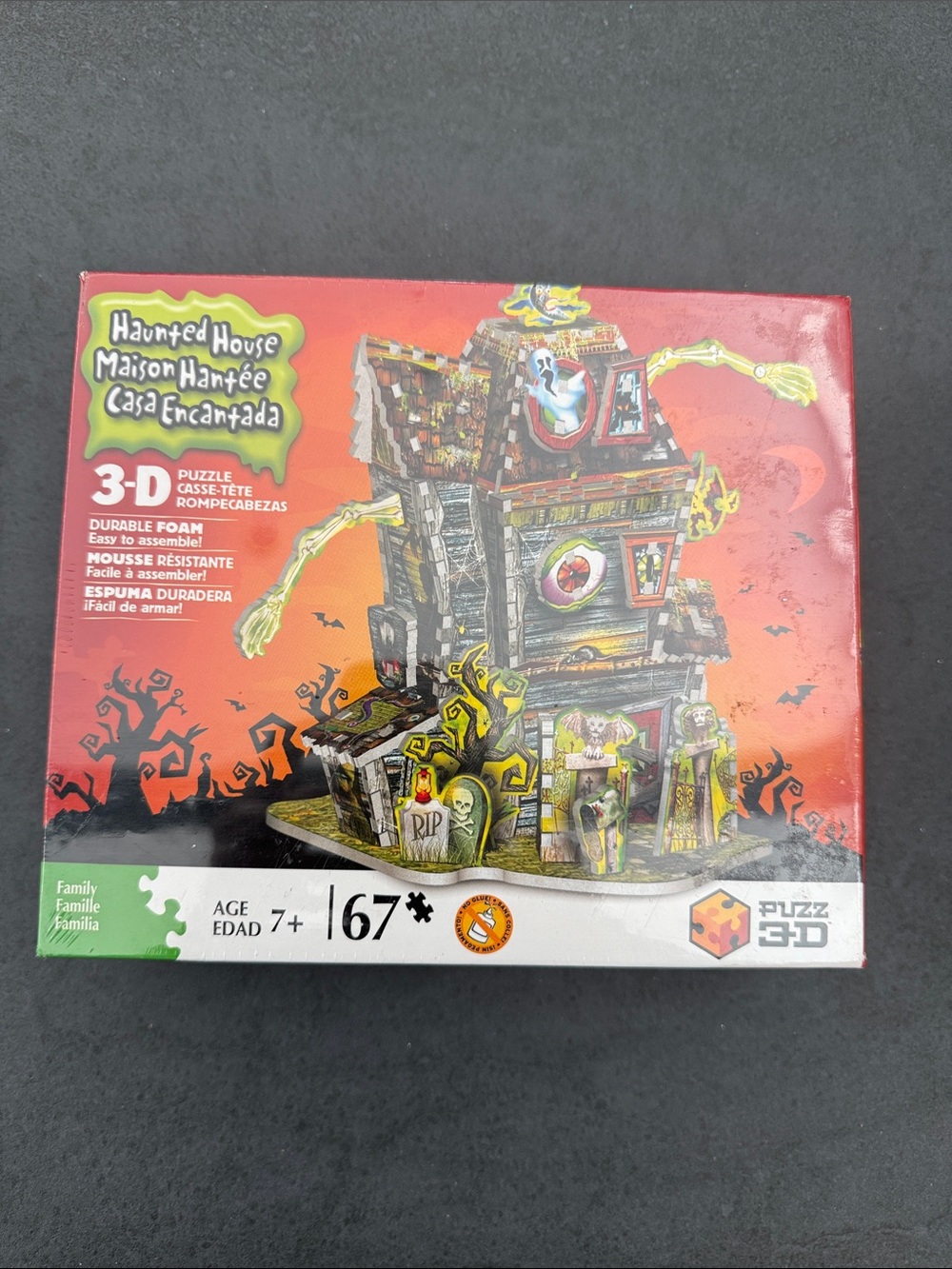 Hasbro Haunted House 3D Foam Puzzle - NWT